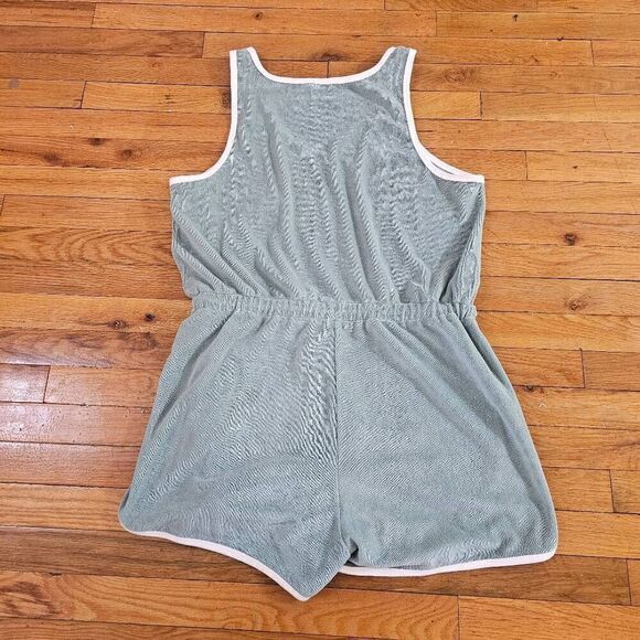 FAHERTY Women's Jumpsuit Size XL Cabana Terry Romper - Picture 2 of 6